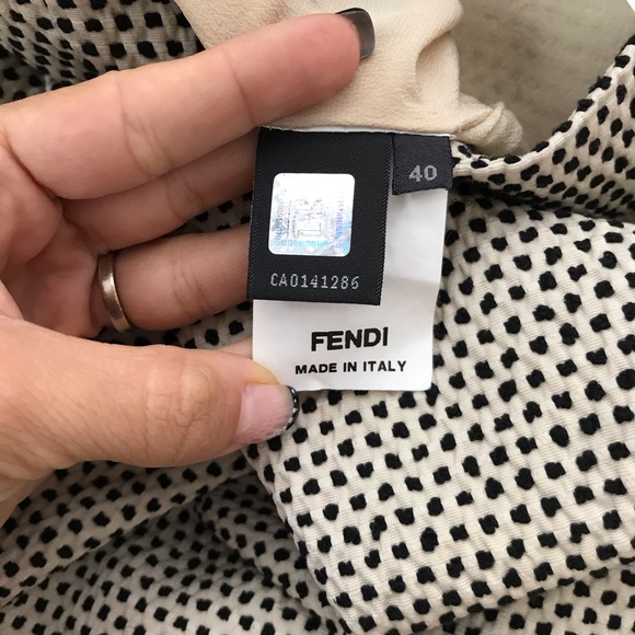 Fendi knee-length embroidered skirt - Picture 4 of 6